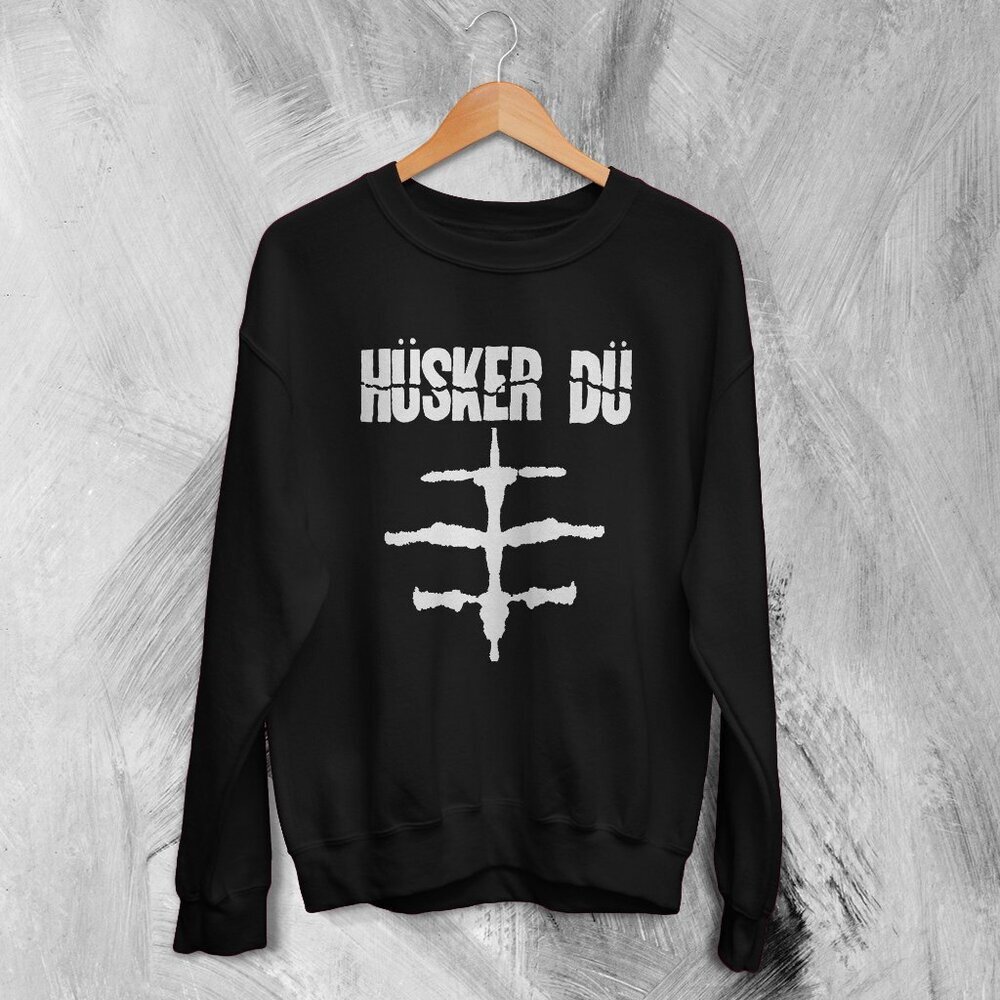 Hüsker Dü Sweatshirt Everything Falls Apart Sweatshirt Punk Rock Band Sweater 17